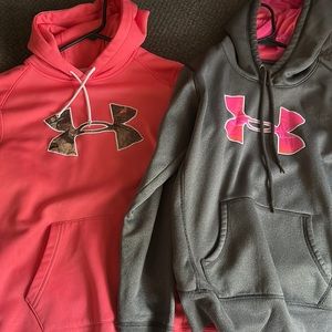 EUC 2 hoodies by Under Armour. Open to offers. No rips or stains.